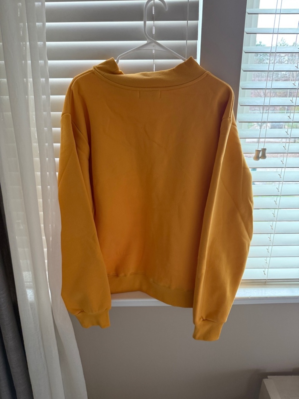 PARKE Women's Yellow Crewneck Pullover Sweater - Picture 2 of 3